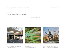 Tablet Screenshot of finaltouchcleaner.com